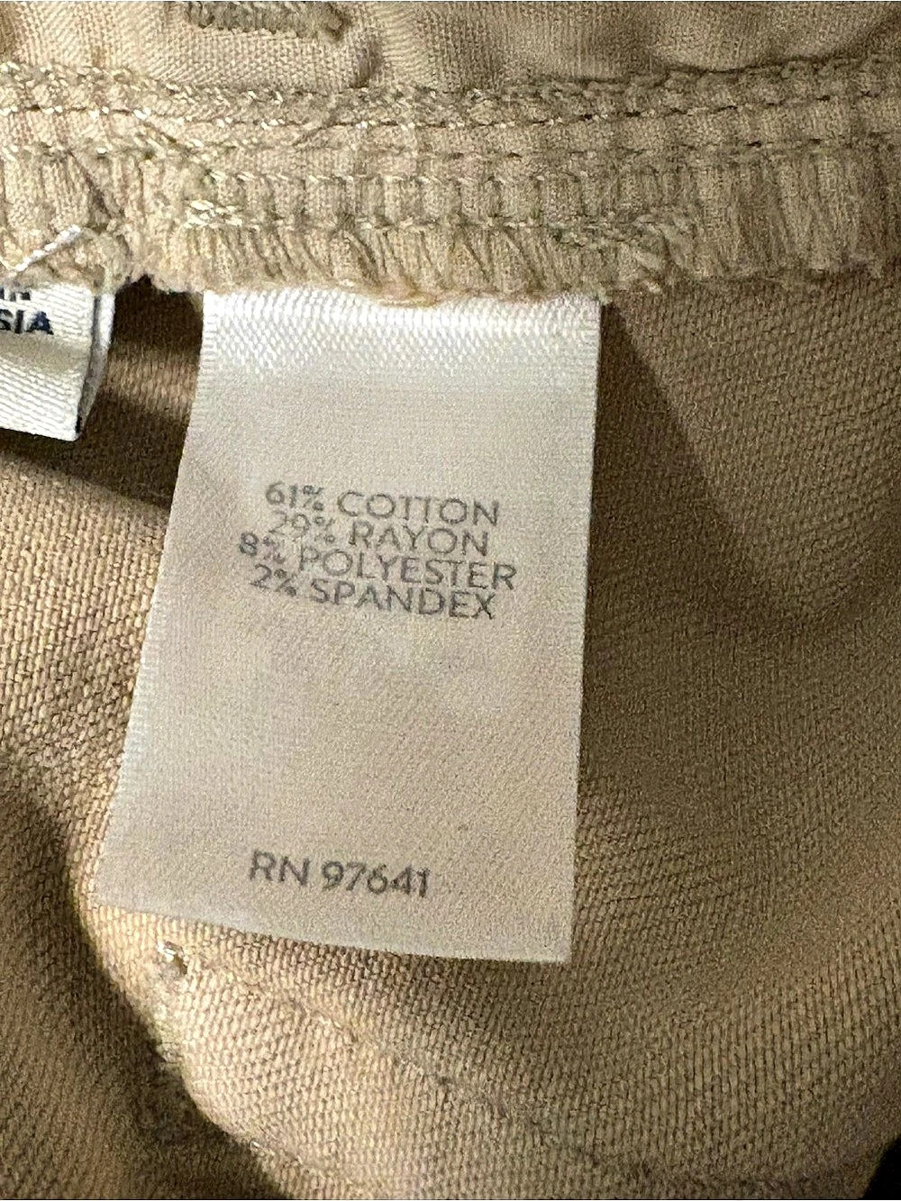 J. JILL Wide-Leg Denim Crops 💙 Khaki | Size 10 | Like New - Picture 12 of 14